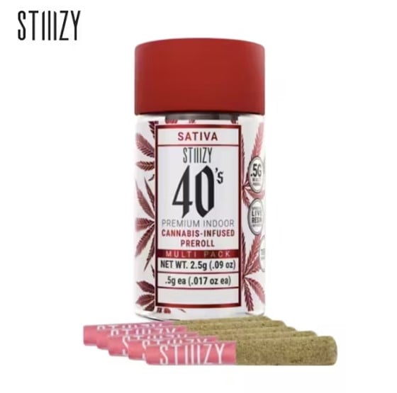 Stiiizy 40's - Magic Melon - Infused Pre-Rolls - (5 Pack) by Stiiizy