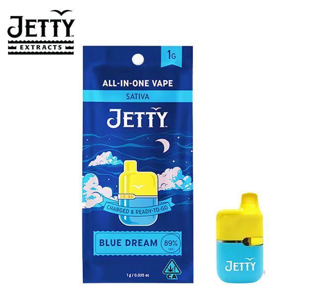 Jetty AIO - Blue Dream - High THC (All-In-One) by Jetty Extracts