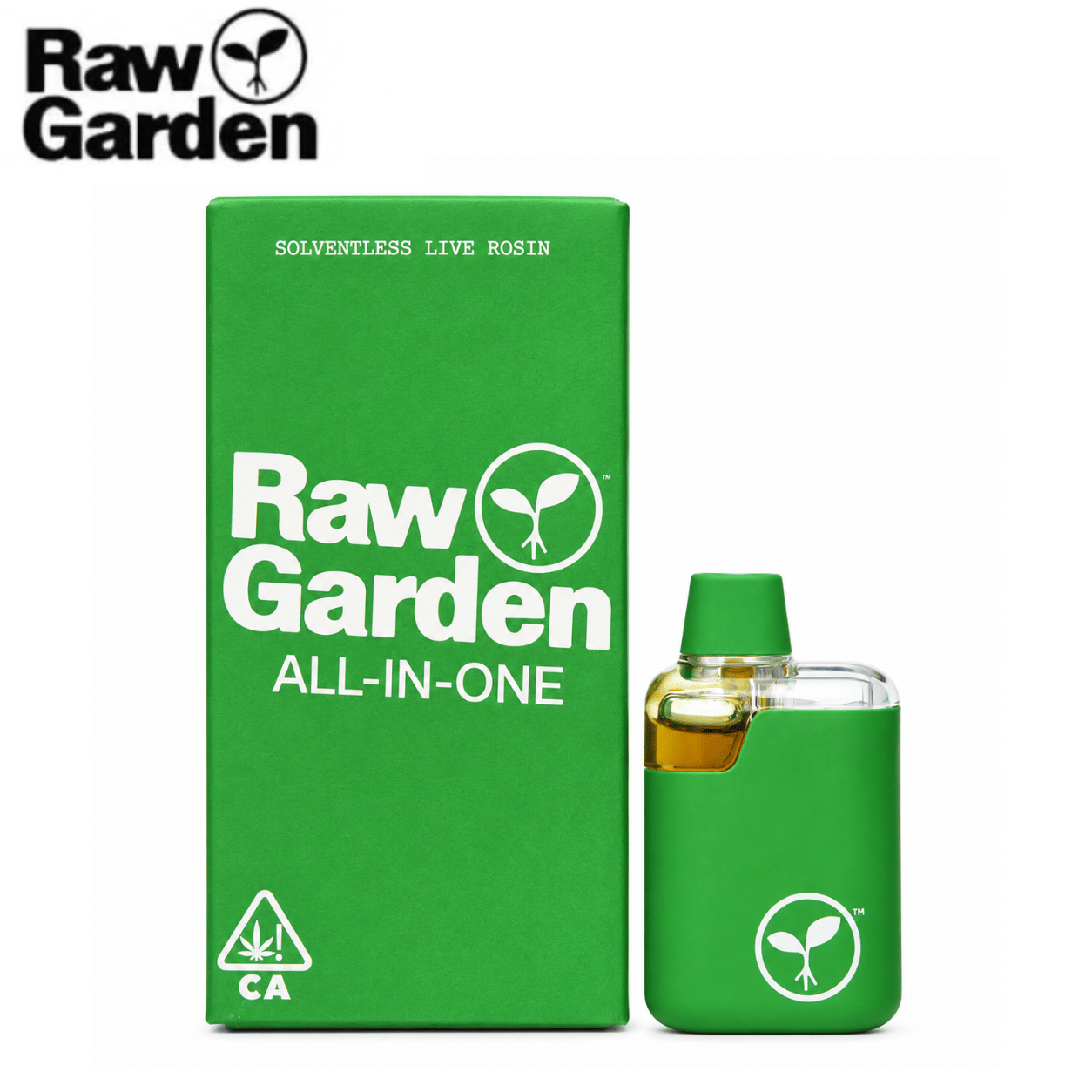 Raw Garden AIO - Grapes N Cream - Rosin All-In-One Vape by Raw Garden