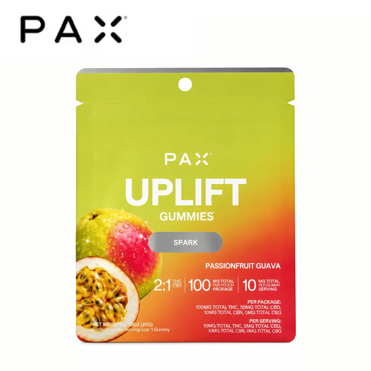 Pax - Uplift - Gummies 2:1 THC / THCV by Pax